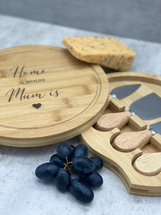 Personalised Cheese Board & Knife Set