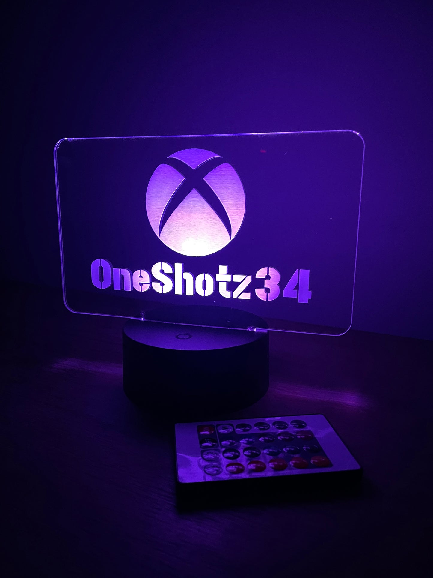 Personalised Xbox Gamer Tag LED Sign