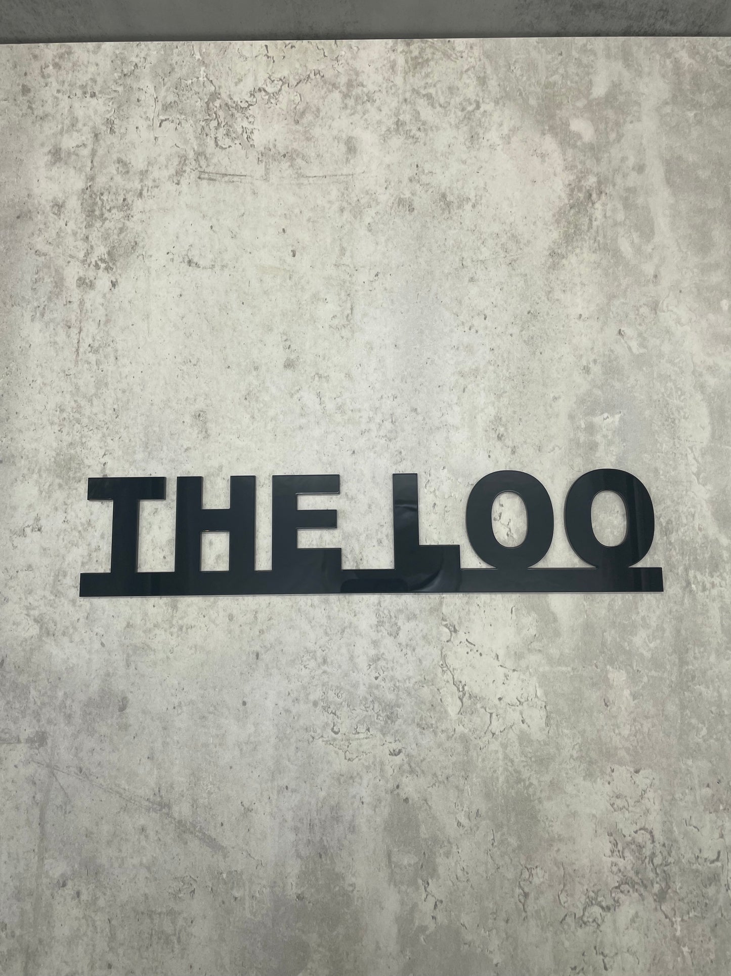 The Loo Toilet Acrylic Sign