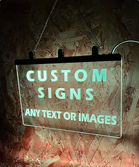 Custom Design Colour Changing Hanging LED Sign