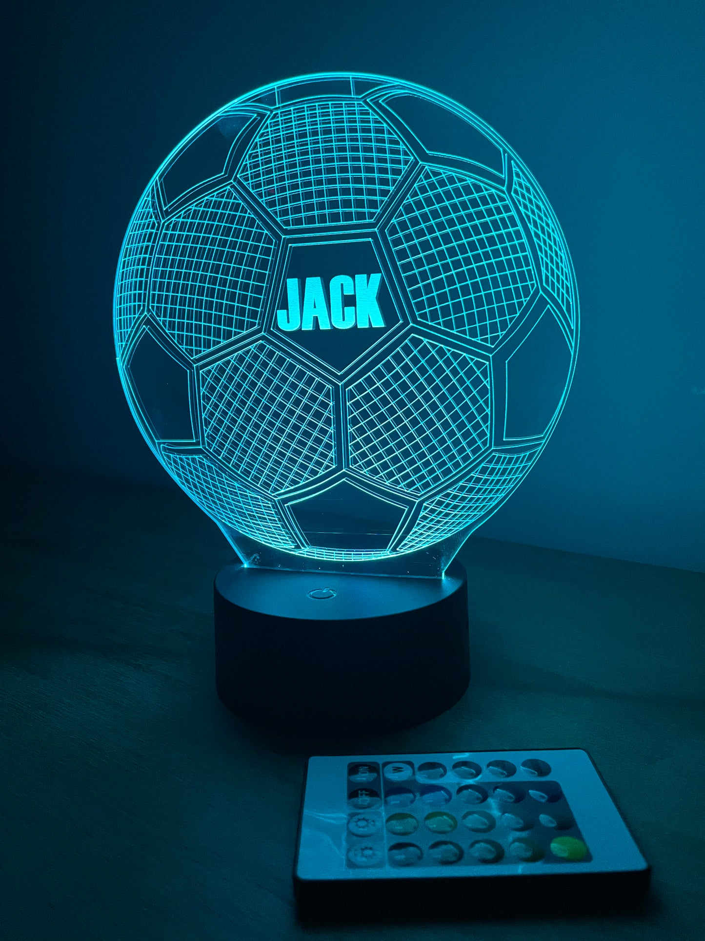 Personalised LED Football Name Sign