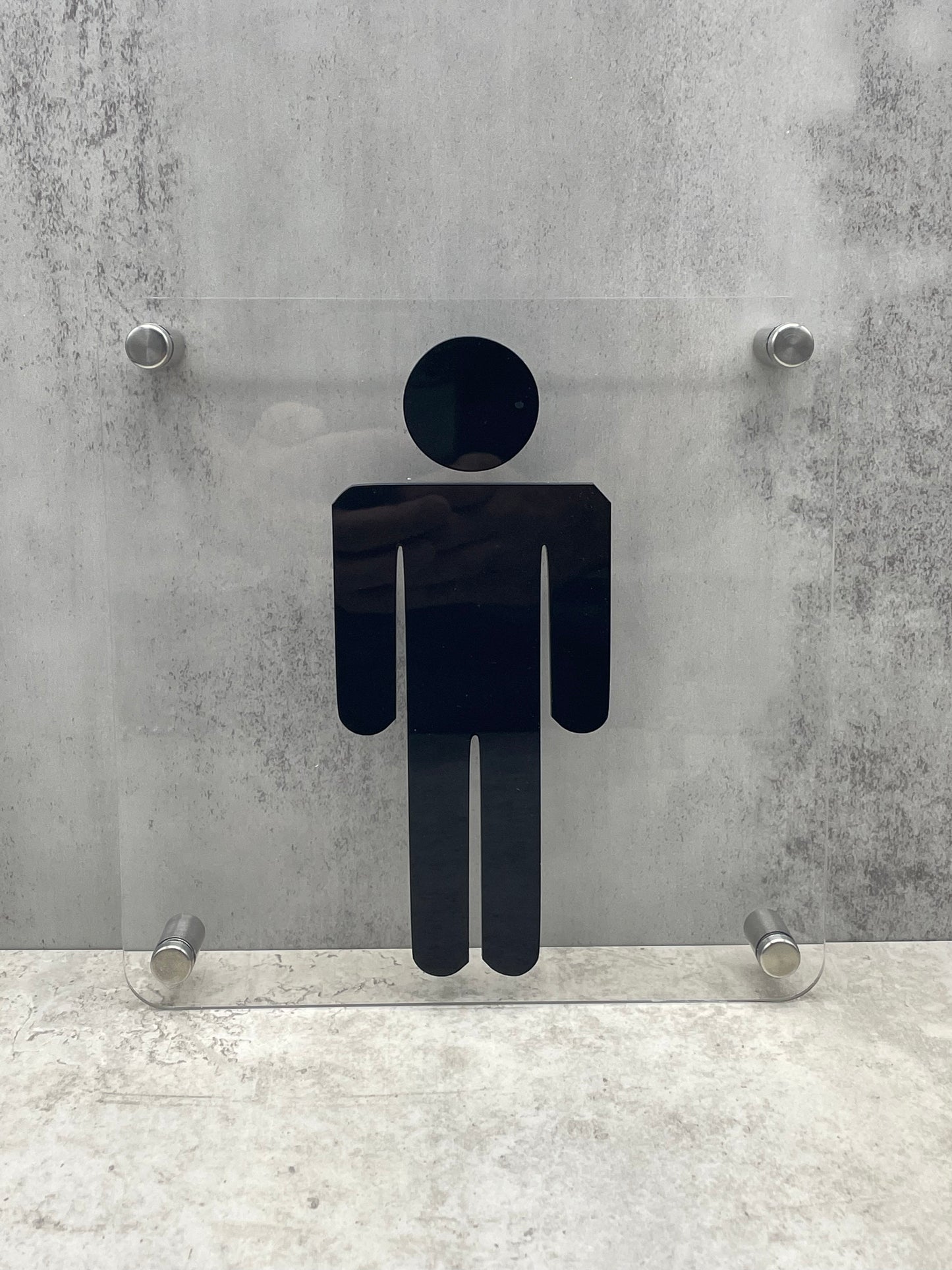 Men’s 3D Toilet Sign Restroom Plaque
