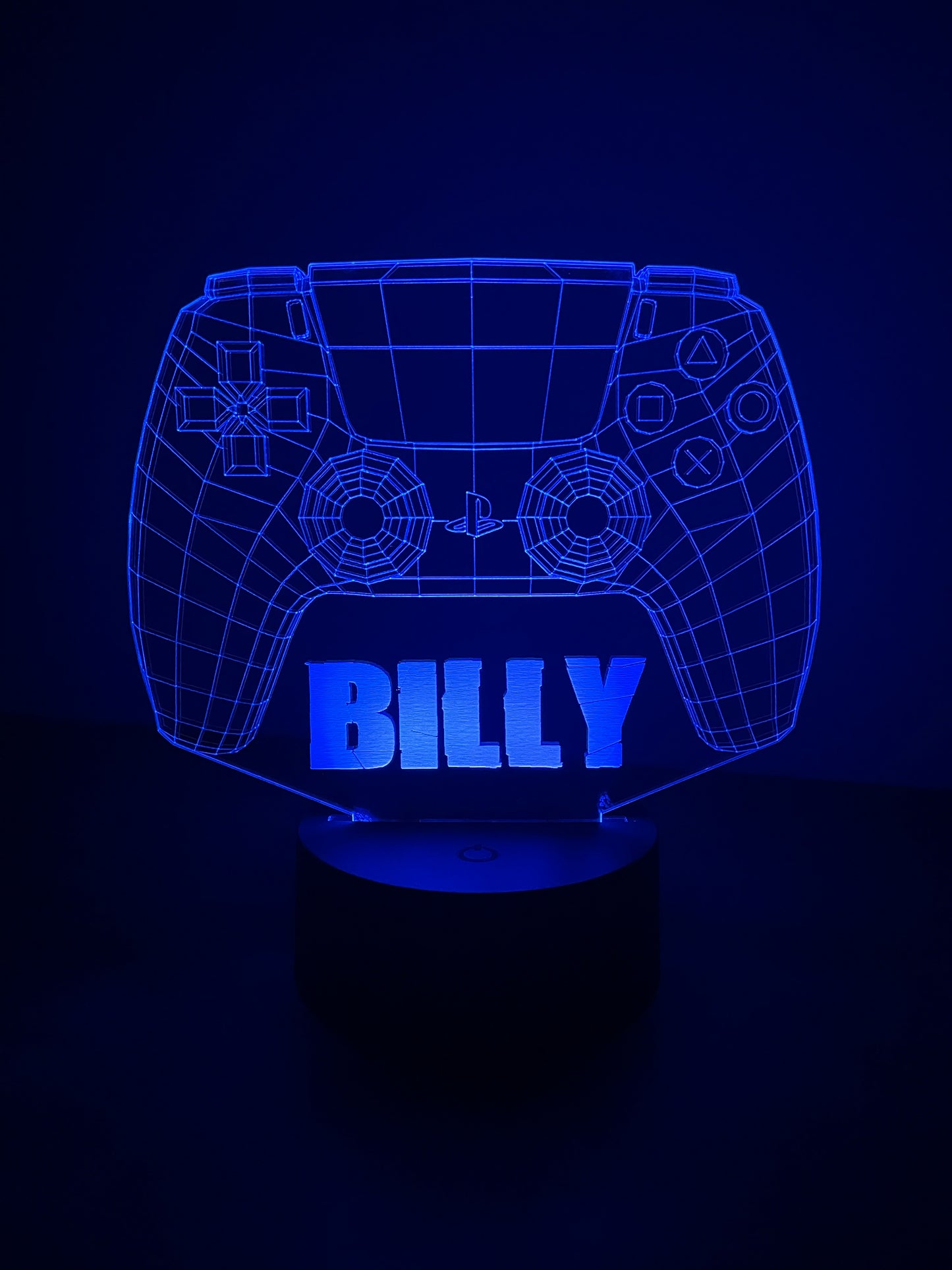 Personalised 3D PlayStation Controller LED Sign