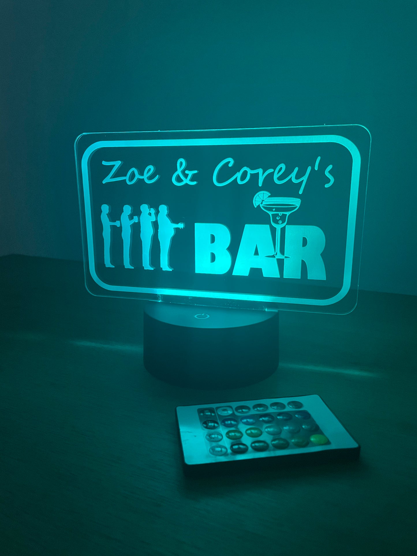 Custom Name LED Bar Sign