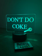 Don’t Do Coke LED Bar Sign