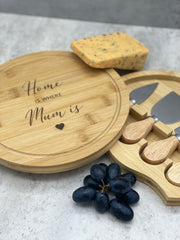 Personalised Cheese Board & Knife Set